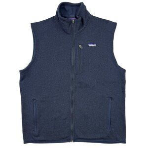 Patagonia Mens Better Sweater Fleece Vest Size 2XL Navy Full Zip Jacket Outdoor